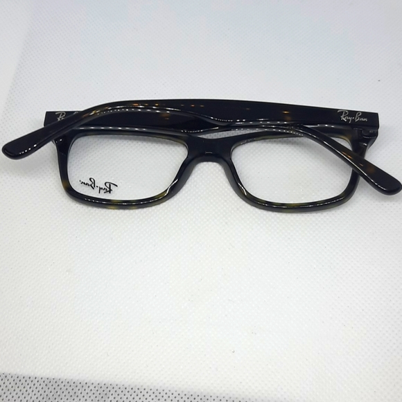RAY BAN RAP5465AA 140 RC002 tortoise 48-18-140  Eyeglass Frame, Pre-Owned - Picture 6 of 6